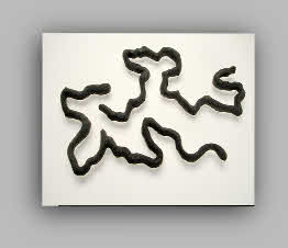 Wandobject uit de serie "brainline" 02